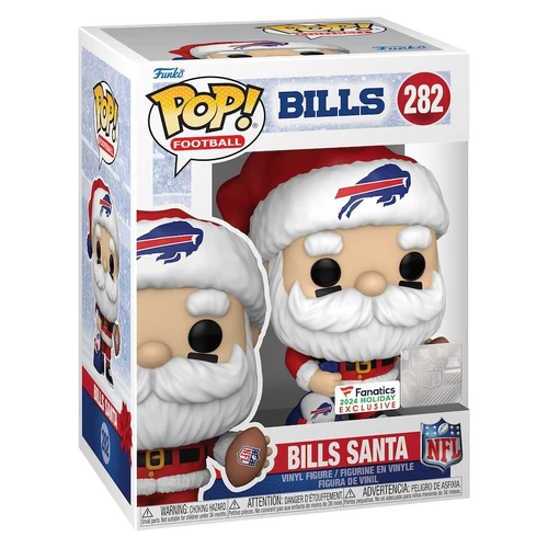Buffalo Bills 2024 Santa Claus NFL Funko Pop! Vinyl Figure #282
