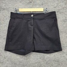 Isaac Mizrahi Shorts Womens 8 Black Chino