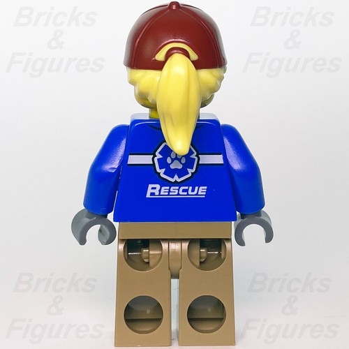 LEGO® City Wildlife Rescue Explorer Female Minifigure Dark Red Cap 60302 cty1305 - Picture 3 of 3