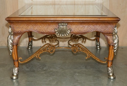EXQUISITE EXTRA LARGE THOMASVILLE SAFARI COLLECTION OCCASIONAL COFFEE TABLE - Picture 24 of 24