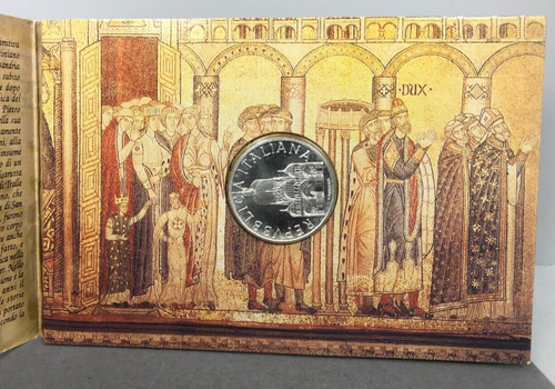 1994 R ~ Italy 1000 Lire Silver Coin ~ Year of Saint Mark in Venice ~ in Booklet - Picture 6 of 9