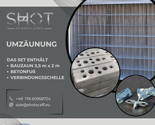 35 lfm Bauzaun Mobilzaun Absperrung Baustellensicherung Zaun VERSAND GRATIS