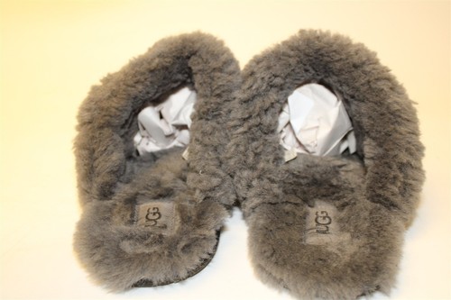 UGG Scuffette II Slippers Womens Size 12 43 Suede Shearling Flat Shoes 1106872 - Picture 8 of 24