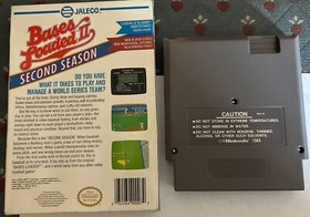 Bases Loaded 2 NES W/ Box And Original Jalesco Ad