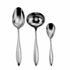 Oneida Asteria 3 Piece Hostess Set - Heavy 18/10 Stainless All Glossy