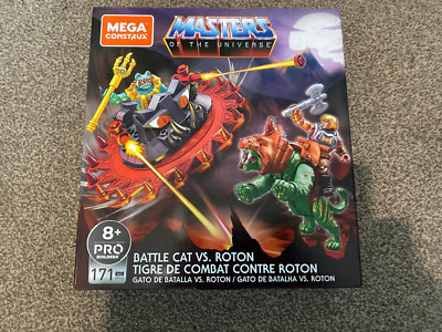 MEGA CONSTRUX MASTERS OF THE UNIVERSE BATTLE CAT VS ROTON