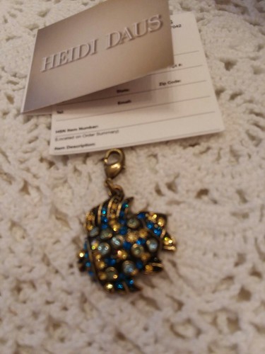 BEAUTIFUL HEIDI DAUS FISH CHARM - Picture 2 of 5