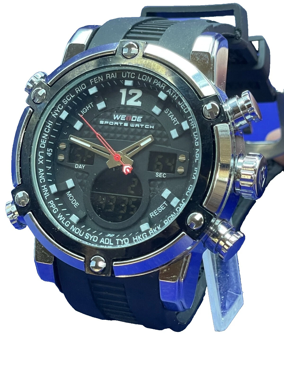 Weide Stainless Steel Band Wristwatches