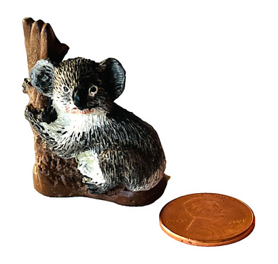 Miniature Baby Koala Bear Resin 1.5'' Wild Animal Land & Sea Colletables 1993