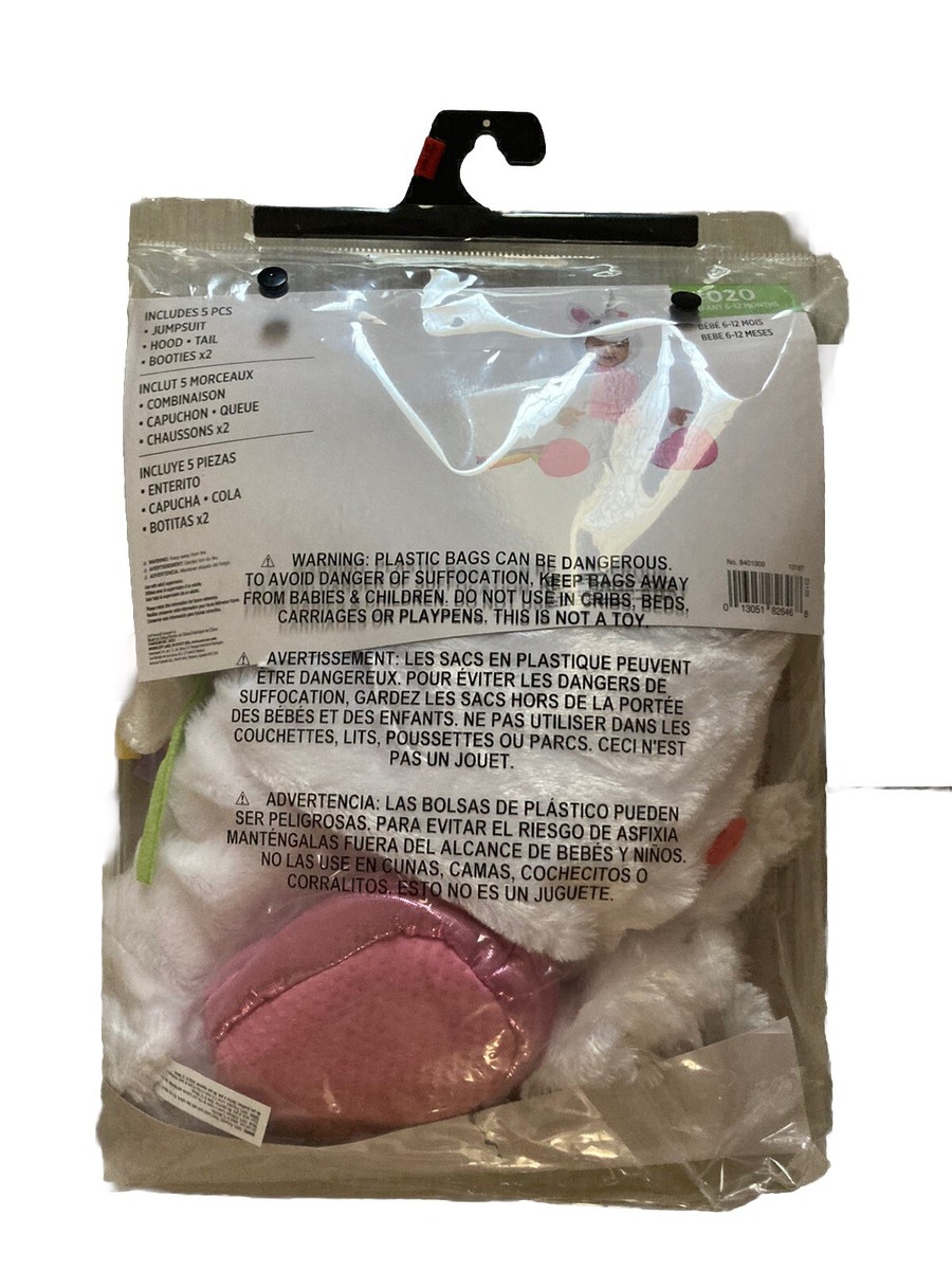 Infant Unicorn Costume 6-12 months NEW