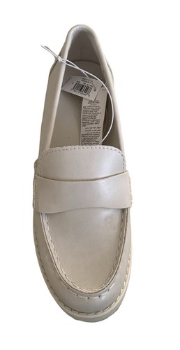 Old Navy Chunky Lug Sole Shoes Light Gray Ivory Sz 6 Clueless Preppy Y2K 90s NWT - Picture 6 of 12