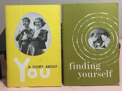 Pair of 1961 Editions - AMA Booklets  A Story About You  &  Finding Yourself 