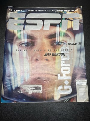 ESPN Magazine NASCAR  99 First Copy Jeff Gordon #1 Winner, March 8 1999 G.Force