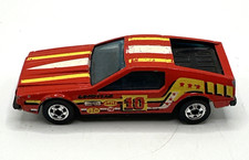 Vintage 1979 Hot Wheels Turismo DeLorean Red #10 Diecast Malaysia