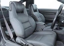 Toyota Supra Mk3 Mkiii 1986.5-1992 Faux Leather Seat Covers In Full Gray Toyota Supra Mk3 Mkiii 1986.5-1992 Faux Leather Seat Covers In Full Gray