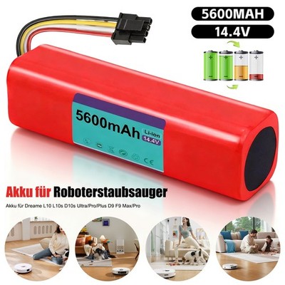 Akku für Dreame L10s Ultra/Plus/Pro, L10 Pro/Prime/Ultra, D10s, 5600mAh 14,4V