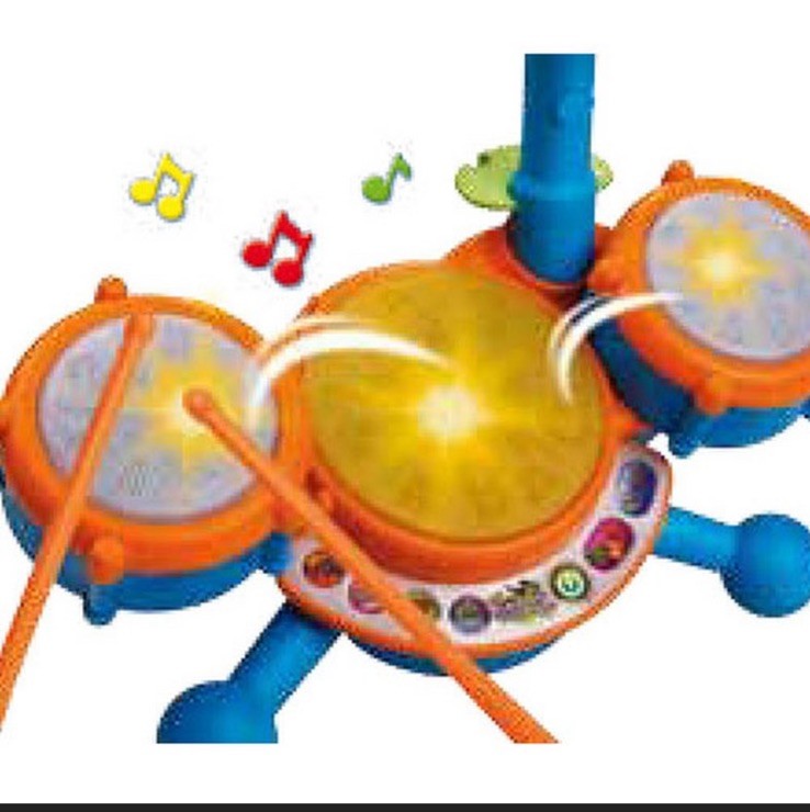 VTech KidiBeats Drum Set with Accessories, Baby and Toddler Toys