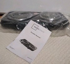 Mainstays Doble Quemador Portátil y Placa Caliente, 120V~ 1800W