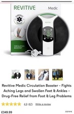 Revitive Medic Circulation Booster RRP£350 Save £70 NEW SEALED INC TENS & EMS