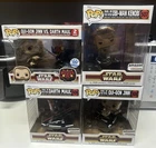 Star Wars Darth Maul Qui Gon Jinn Obi Wan Funko Pops Lot Duel Of The Fates