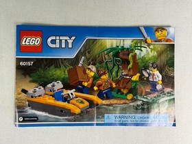 LEGO City: Jungle LOT: Mobile Lab 60160 Starter Set 60157 & Jungle Buggy 60156
