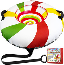 Heavy Duty Snow Tube with Premium Canvas Cover for Kids and Adults 44    Snow Tub