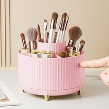 Makeup Brush Holder Organizer360  Rotating Makeup Brush Organizer5 Slot Make ...