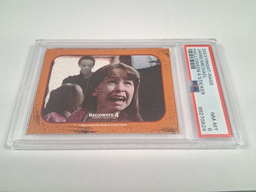 2023 Fright Rags Halloween 4 Movie Sticker PSA 8 POP 2, 0^ Jamie & Michael Myers