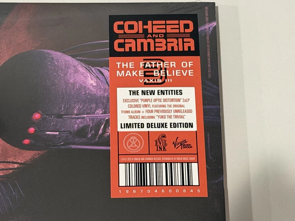 COHEED & CAMBRIA Vaxis Act III Purple Optic Distortion Vinyl 2LP [SHIPS NOW] NEW - Image 2 of 4