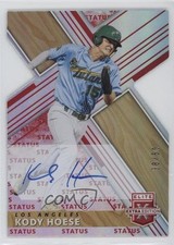 2019 Panini Elite Extra Edition Status Red Die-Cut 38/50 Kody Hoese Auto 0i4k