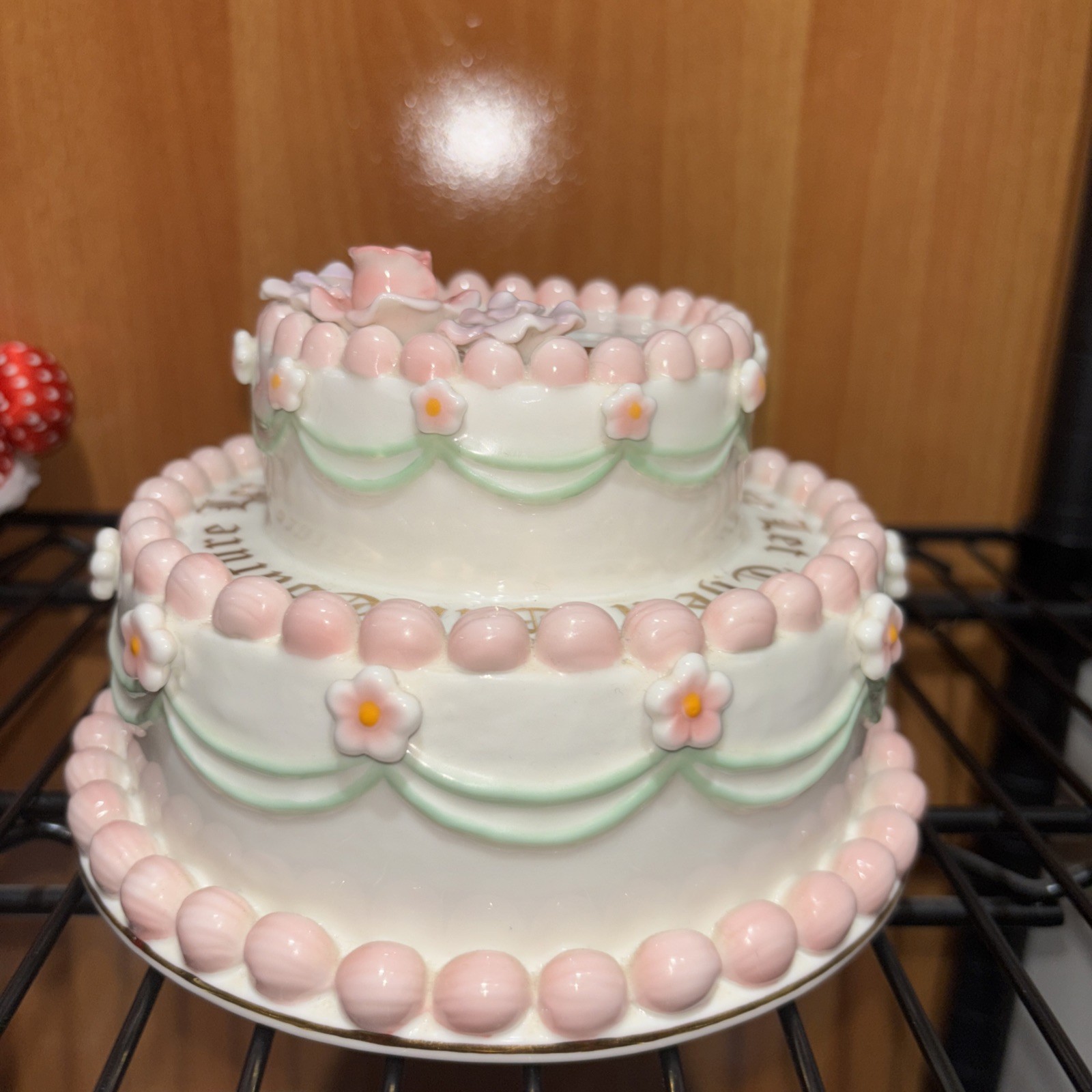 Juicy Couture Rare Tier Cake Ceramic Piggy Bank