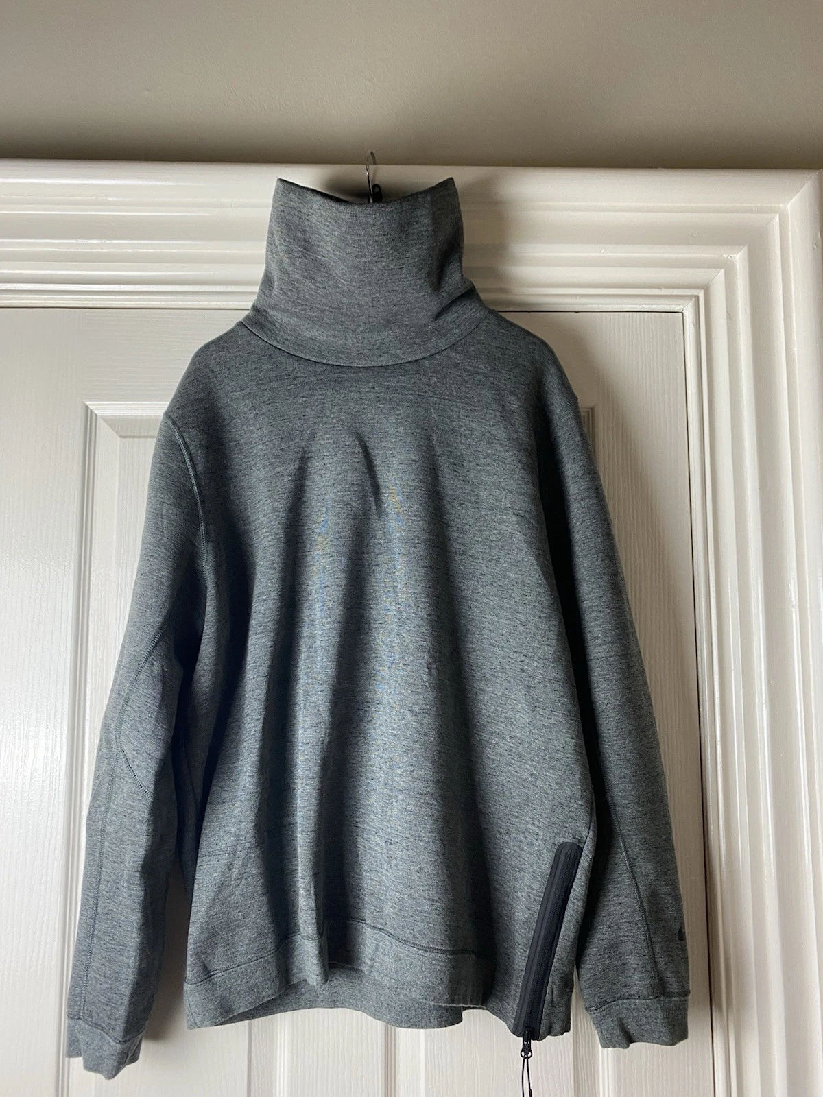Nike High Neck Mask Balaclava Top Mens Size XL Grey