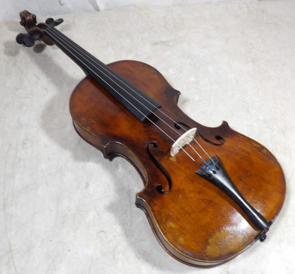 Antique Stradivarius Copy Violin Bruno Germany W/Case 4/4 Stradiuarius 1900s - Image 2 of 4