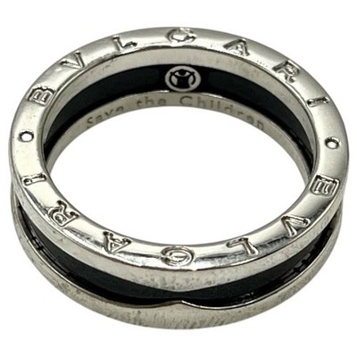 Bvlgari Save The Children Ring Silver 925 Black Size 60 Used | eBay