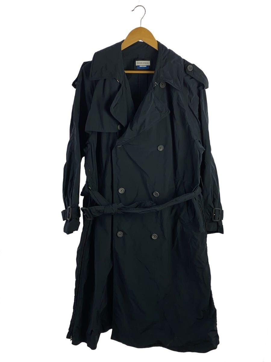 Maison Special Trench Coat/1/Polyester/Nvy/Plain/11231161205 3431