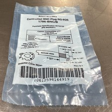 Allen Bradley. 1786-BNC ControlNet BNC Plug RG-6QS 5D-25 1786-BNC/B US Free Tax