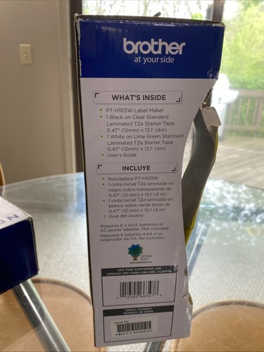 Brother PT-H103W P-Touch Portable Label Maker NEW - Picture 4 of 8