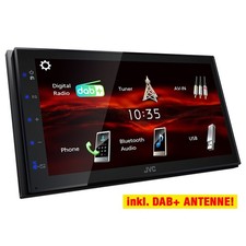 JVC 2-DIN KW-M180DBT Auto Radioset für VW T4 & Polo 3 Typ 6N2