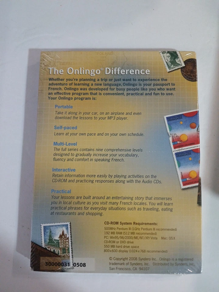 Factory Sealed Onlingo French Level 1 Brand New Complete - Image 2 of 4