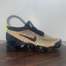 Nike Air Vapormax Flyknit 3 Negro Volt Lagoon Zapatos AJ6910-004 Mujer’s 5.5
