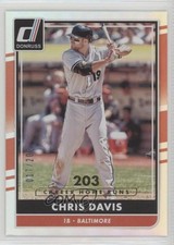 2016 Panini Donruss Stat Line Career 17/203 Chris Davis #91 b1p