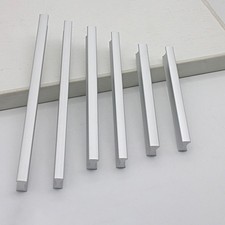 Möbelgriffe Griffleiste Silber Kommodengriffe Küchengriffe Schrankgriffe griffe