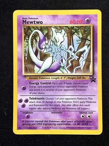Mewtwo Black Star Promo 12 | eBay