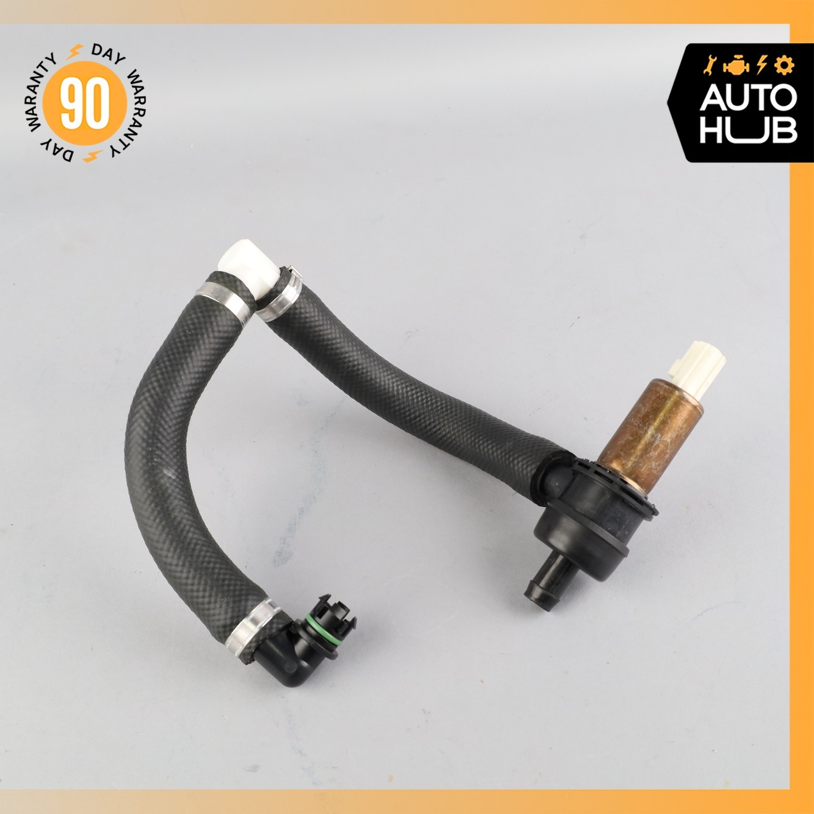 00-04 Aston Martin DB7 Fuel EVAP Charcoal Canister Hose Line w/ Valve OEM