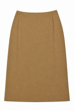 Classic Ralph Lauren Blue Label Beige Tan Lightweight Wool Blend Skirt Size 4