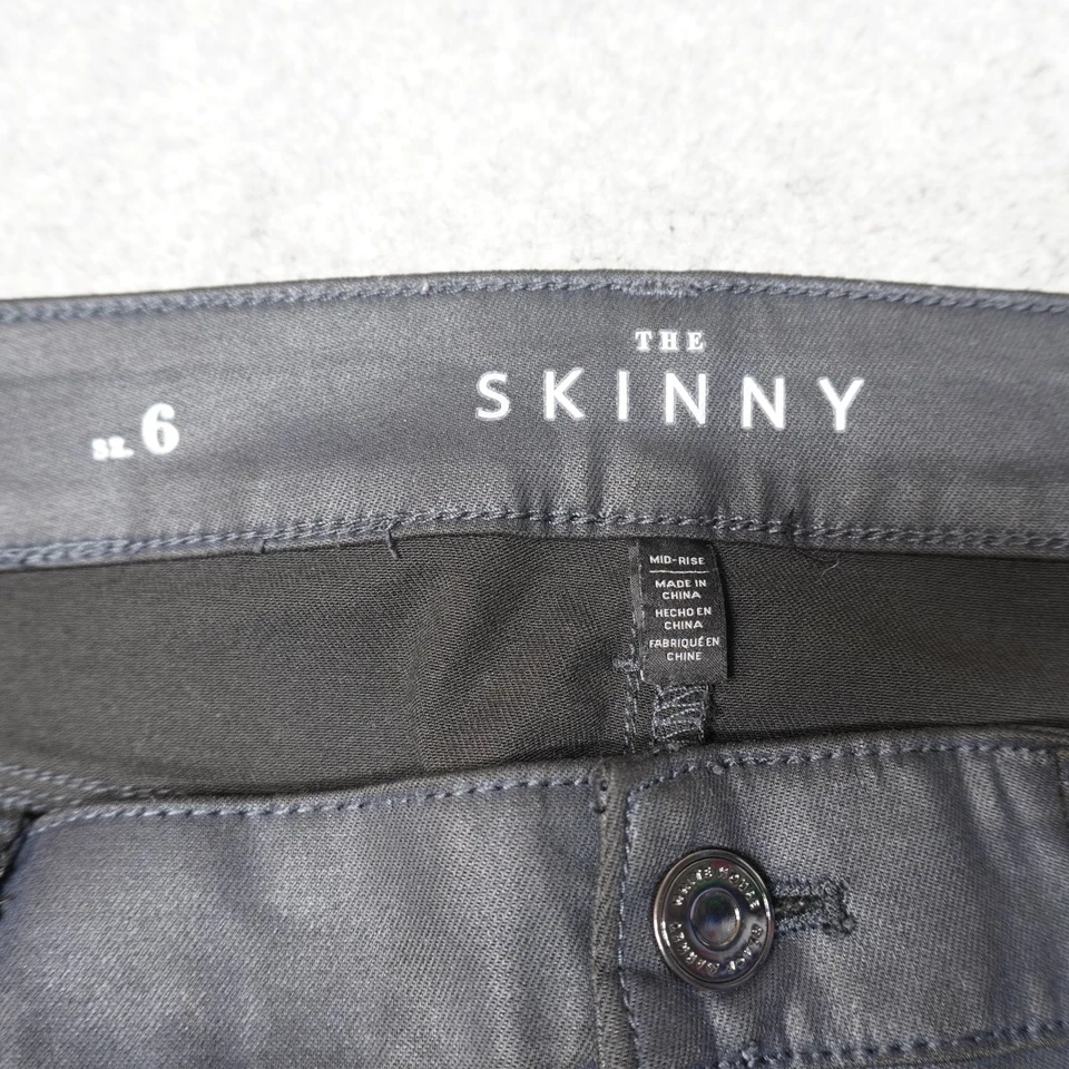 Женские узкие штаны стрейч White House Black Market черные размер 6 - Изображение 3 из 4