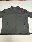 University Of Nebraska Full Zip Jacket Colosseum Adult X-Large Grey — photo 5