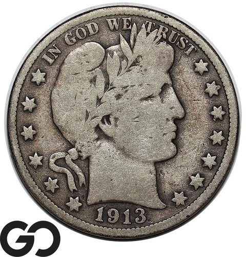 1913 Barber Half Dollar Key Date, Better Date