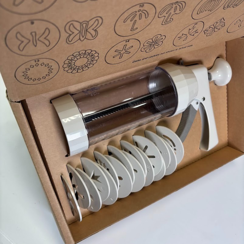 Pampered Chef Cookie Press #1525 In Original Box 16 Different Disc Patterns