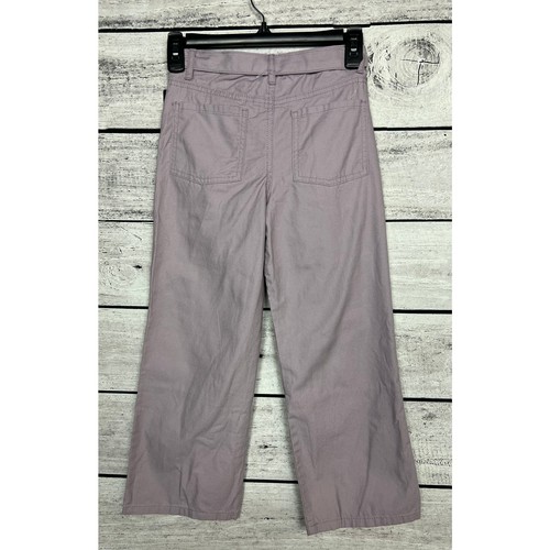 NWT Girls Art Class Purple Wide Leg Utility Pants - Size 6X - Picture 2 of 2